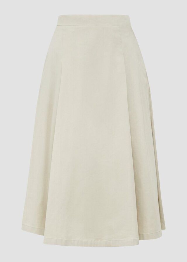 Poplin-Rock im Relaxed Fit mit Elastikbund