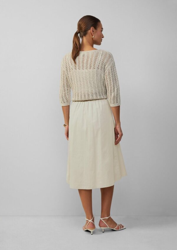 Poplin-Rock im Relaxed Fit mit Elastikbund