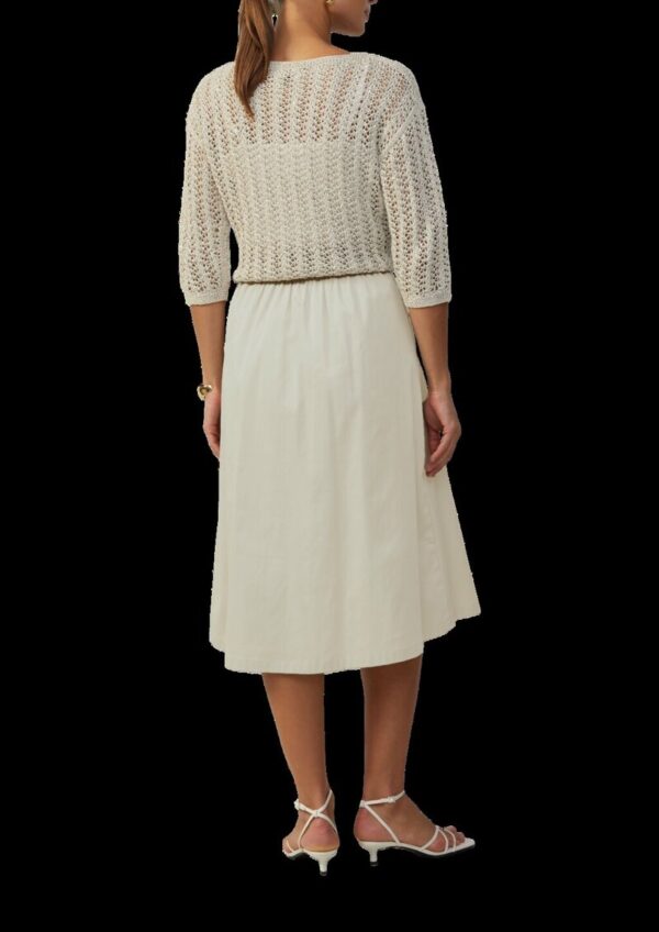 Poplin-Rock im Relaxed Fit mit Elastikbund