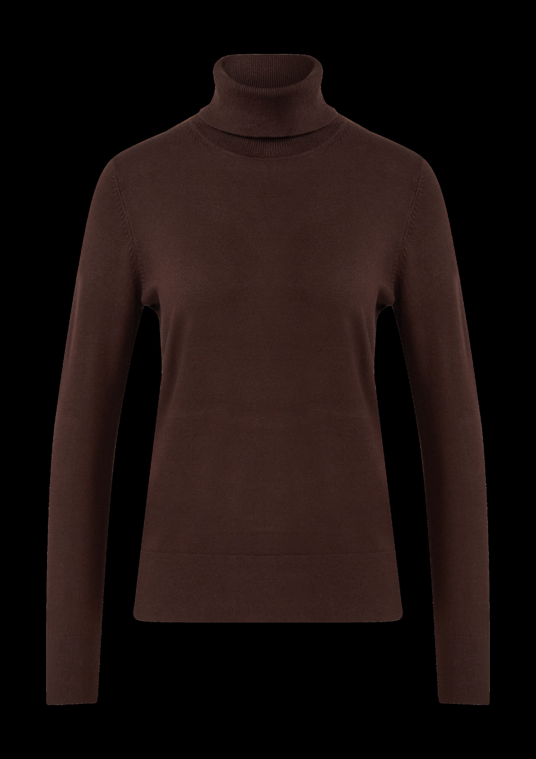 Rollkragenpullover aus Viskosemix