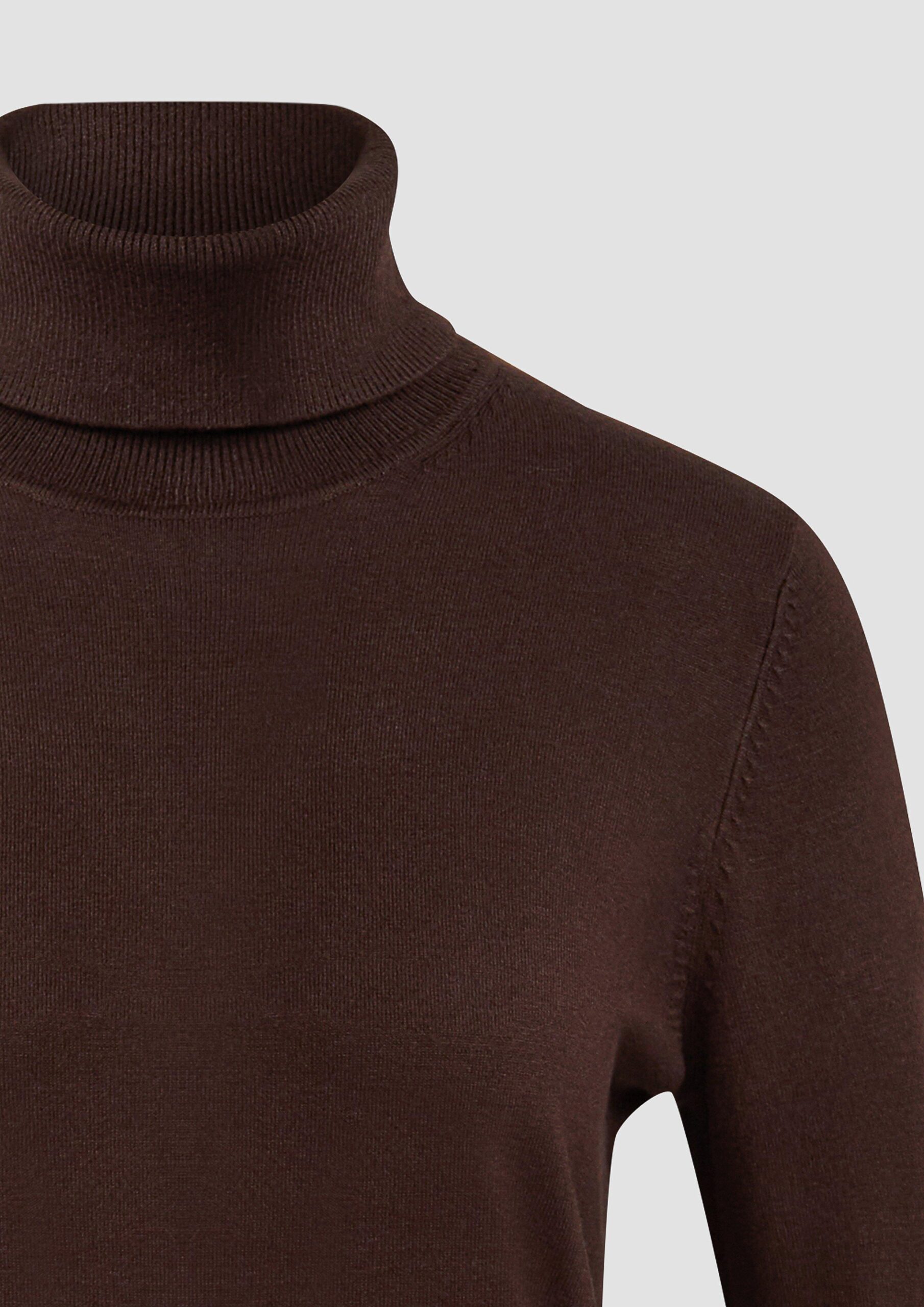 Rollkragenpullover aus Viskosemix