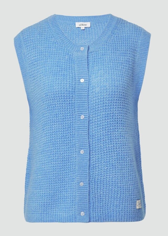 Strickweste aus Alpakamix