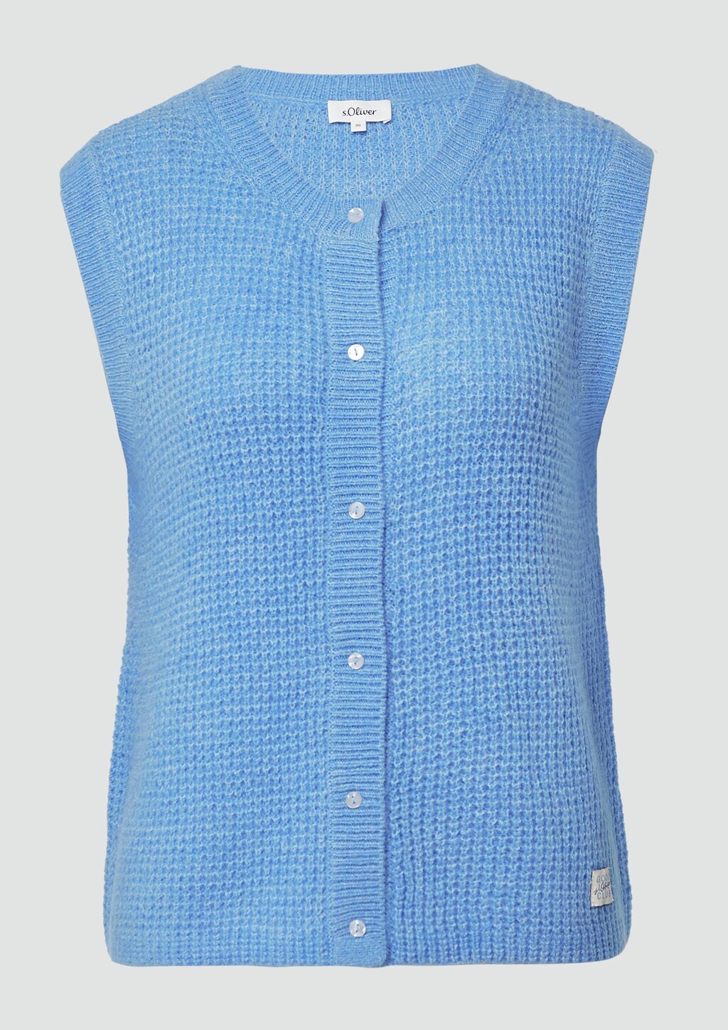 Strickweste aus Alpakamix