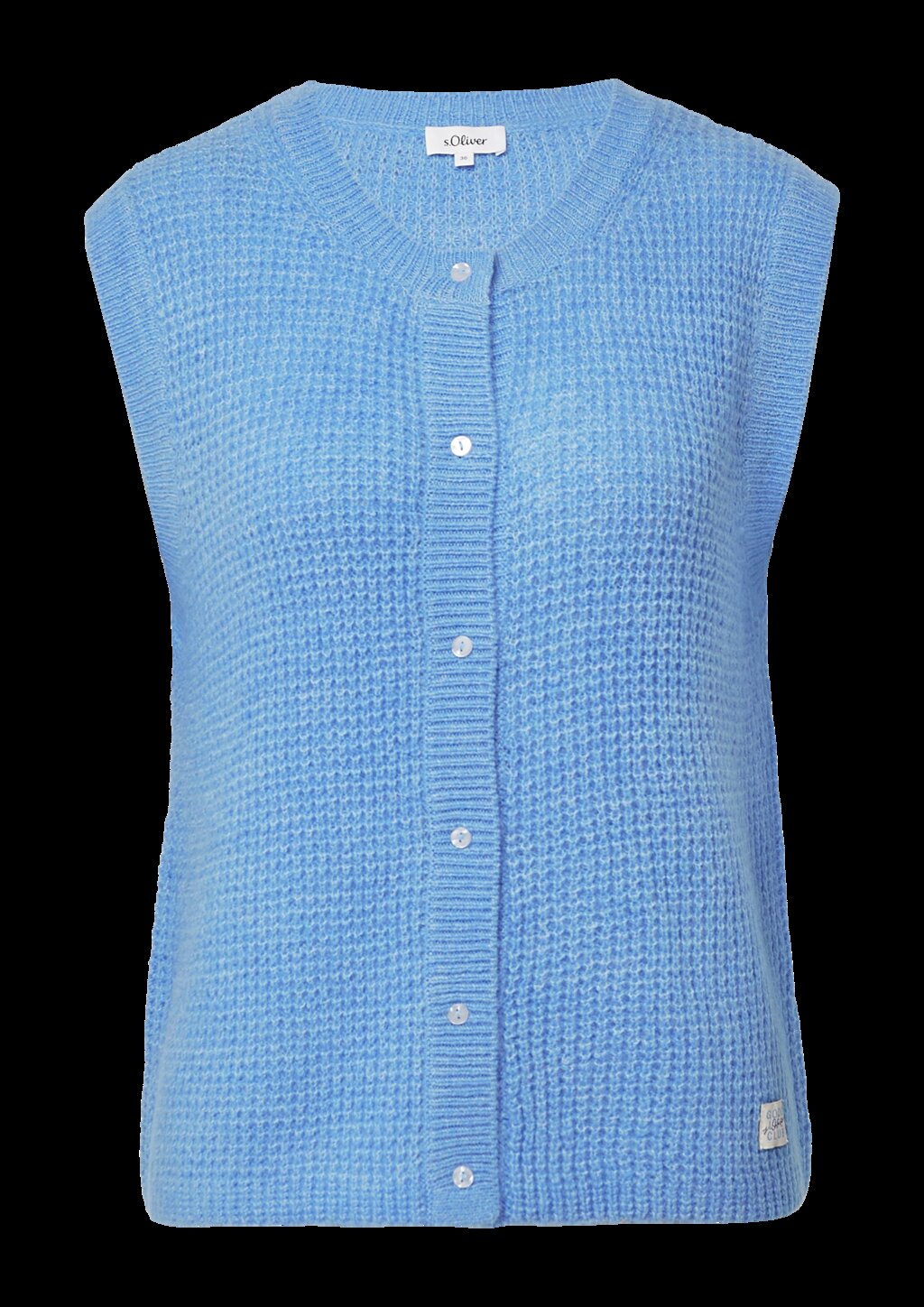 Strickweste aus Alpakamix