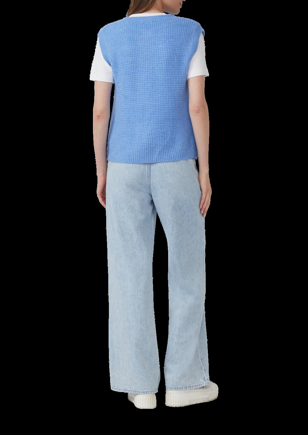 Strickweste aus Alpakamix