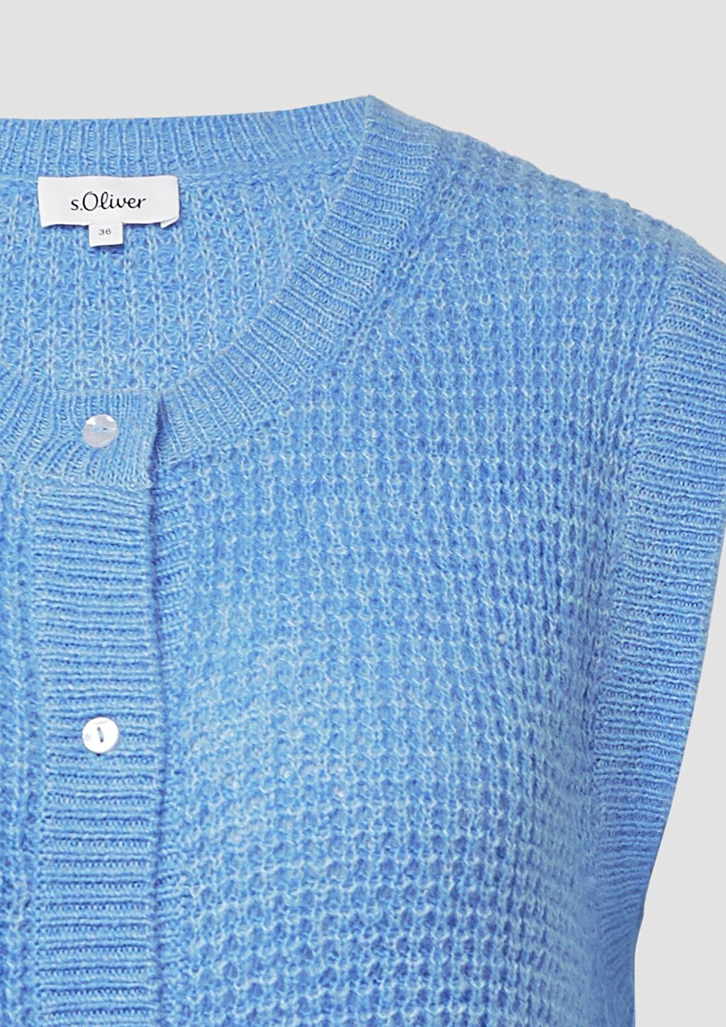 Strickweste aus Alpakamix