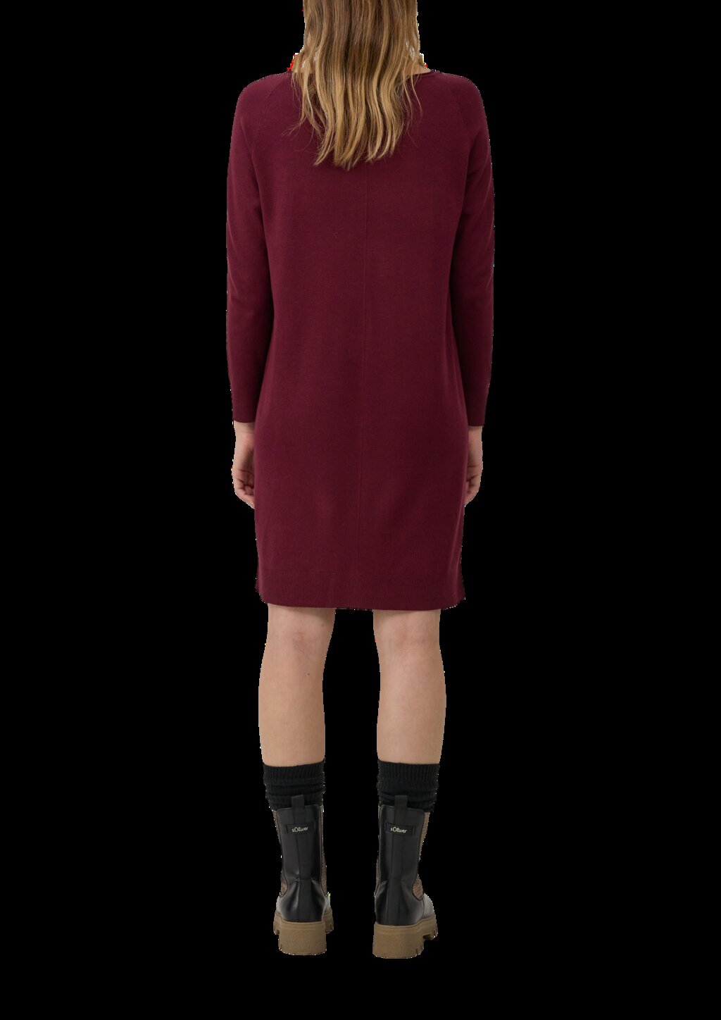 Weiches Feinstrickkleid aus Viskosemix