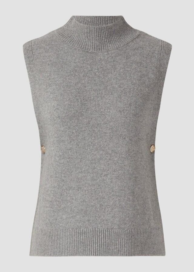 Weicher Strickpullunder mit Stehkragen