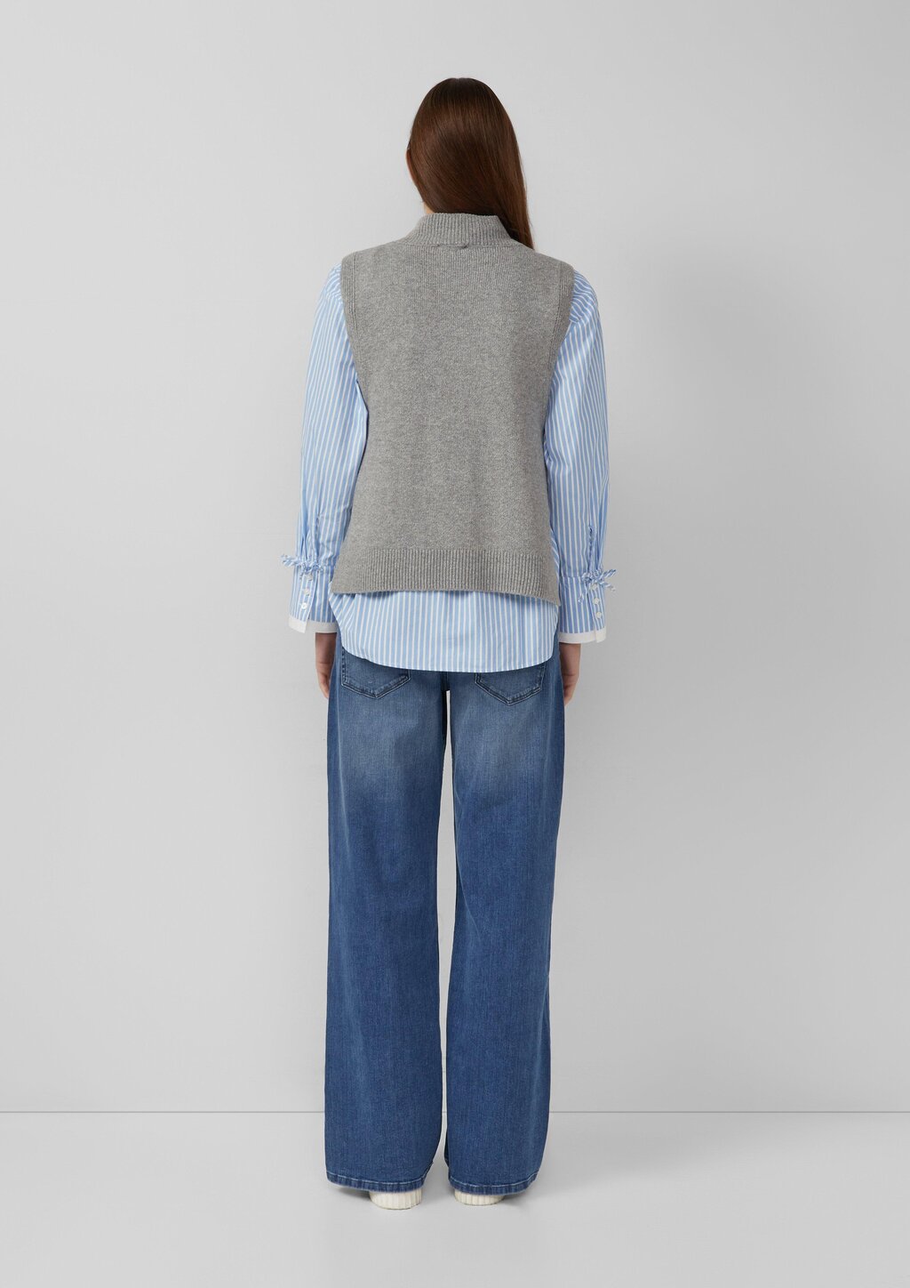 Weicher Strickpullunder mit Stehkragen