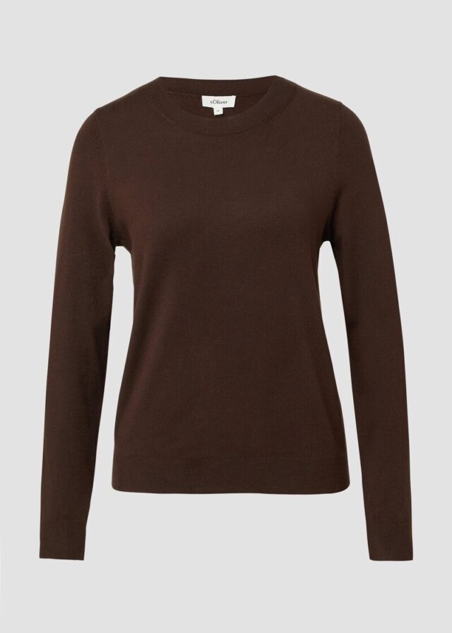 Strickpullover aus Viskosemix