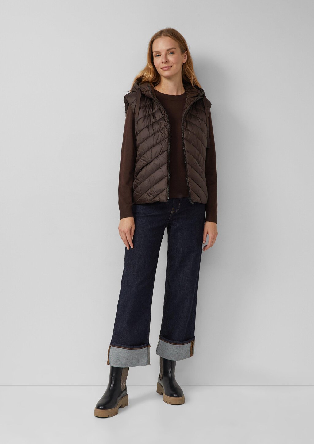 Strickpullover aus Viskosemix