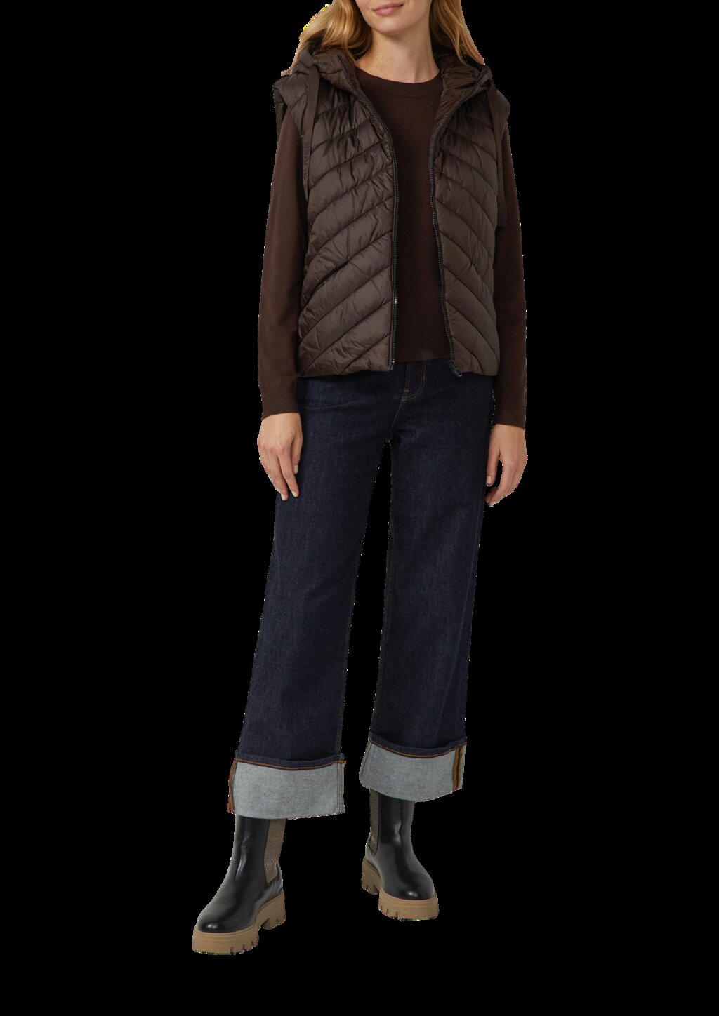 Strickpullover aus Viskosemix