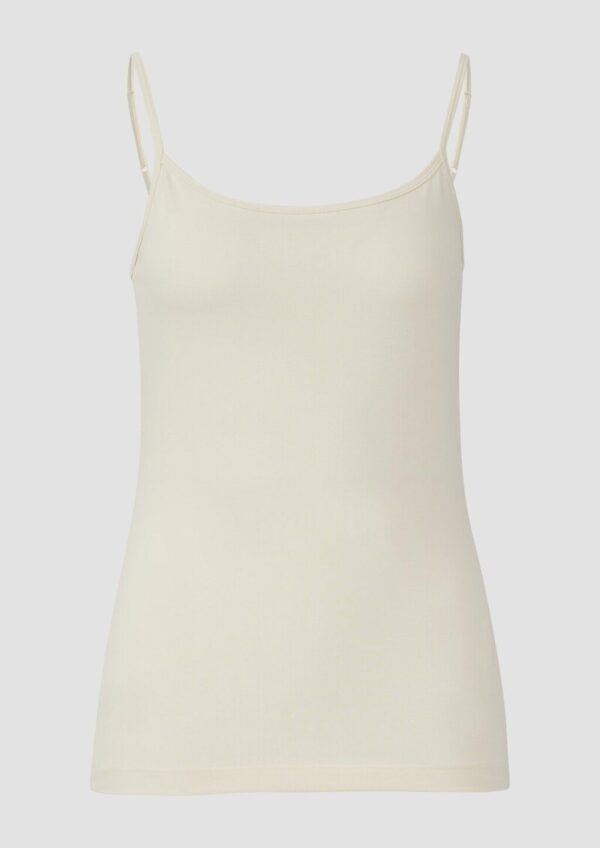 Slim-Fit-Top mit verstellbaren Spaghettiträgern