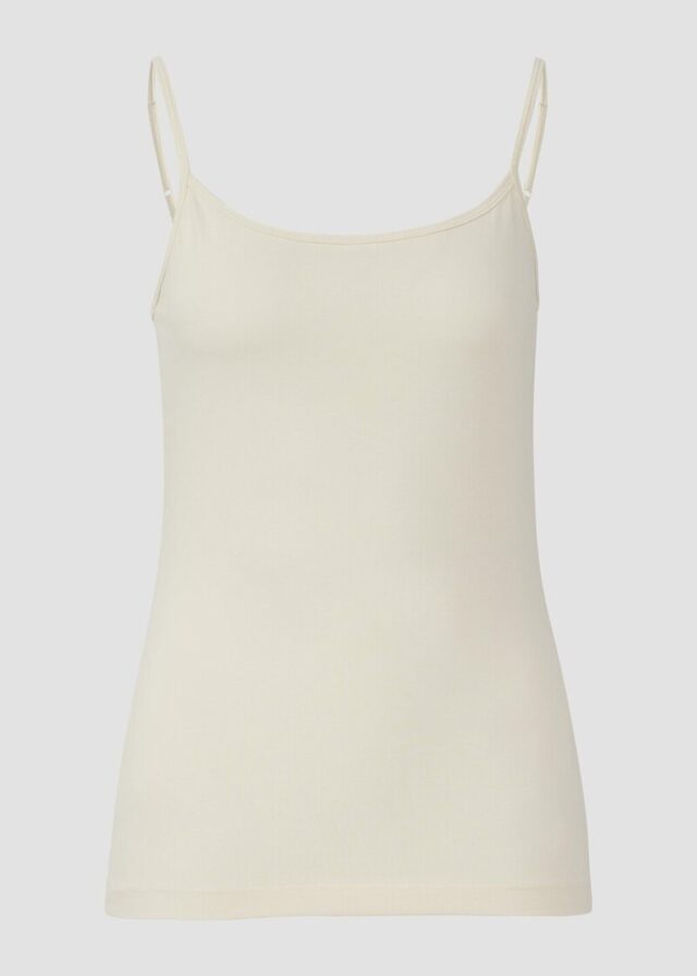 Slim-Fit-Top mit verstellbaren Spaghettiträgern