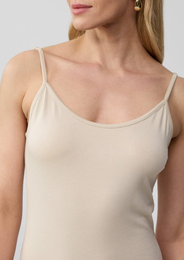 Slim-Fit-Top mit verstellbaren Spaghettiträgern