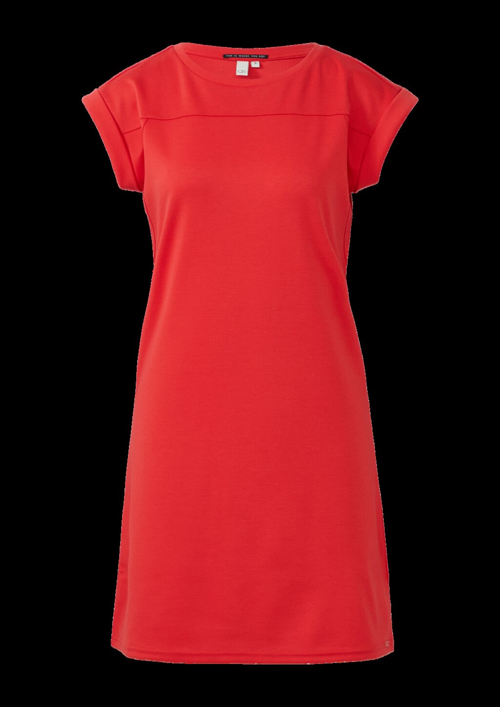 Kurzes Kleid aus Interlockjersey