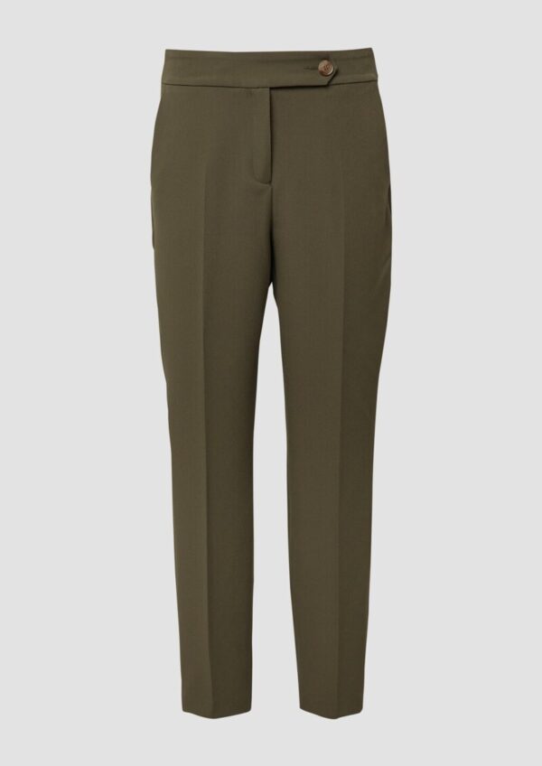 Cigarettte Pants mit Elastikeinsatz am Bund