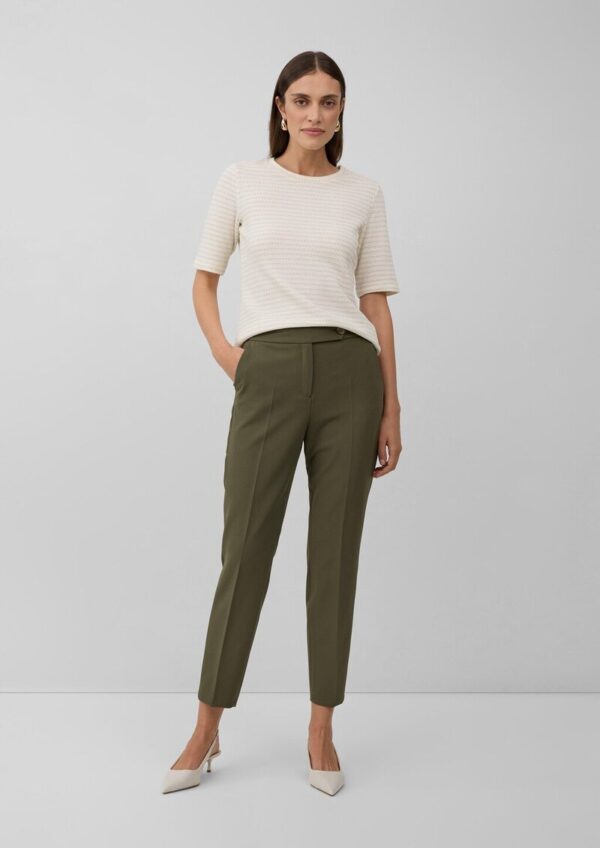 Cigarettte Pants mit Elastikeinsatz am Bund