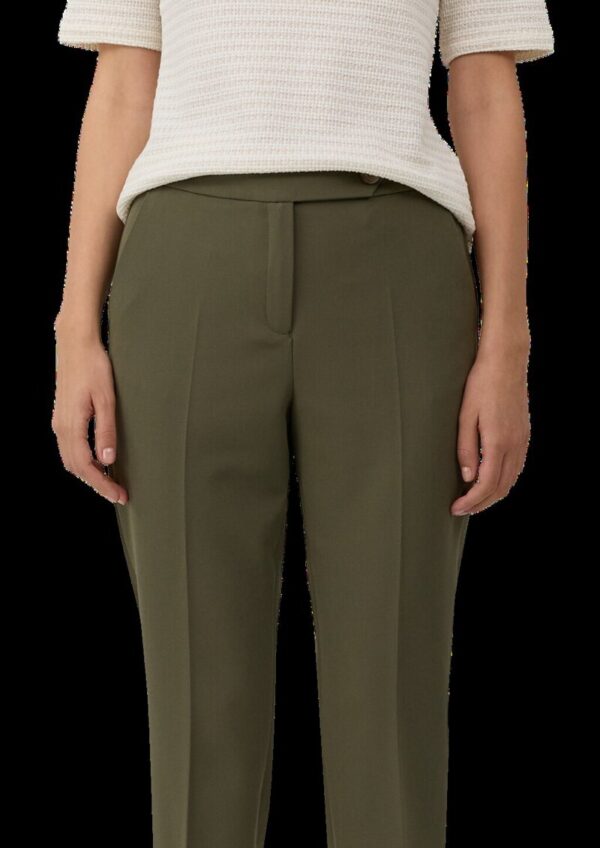 Cigarettte Pants mit Elastikeinsatz am Bund