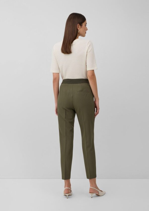 Cigarettte Pants mit Elastikeinsatz am Bund