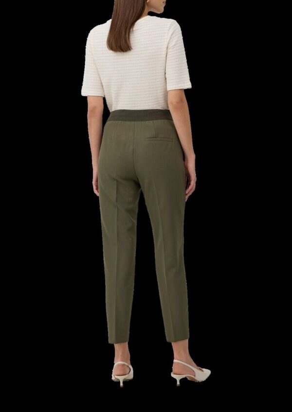 Cigarettte Pants mit Elastikeinsatz am Bund