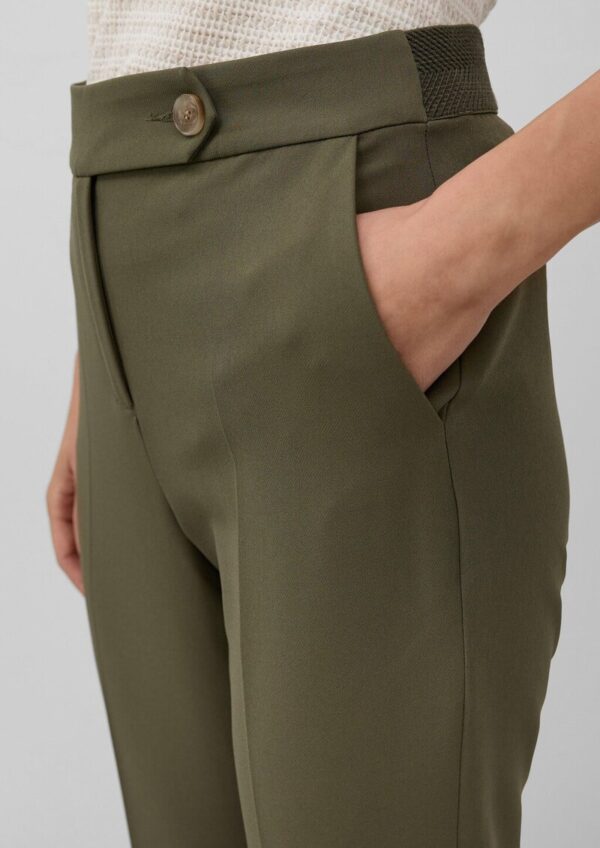 Cigarettte Pants mit Elastikeinsatz am Bund