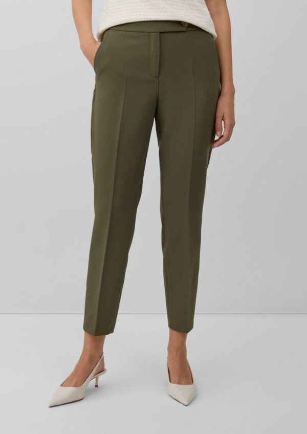 Cigarettte Pants mit Elastikeinsatz am Bund