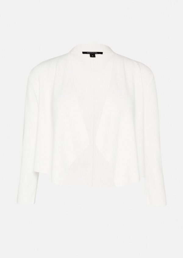 Feinstrickcardigan mit Ajour-Detail