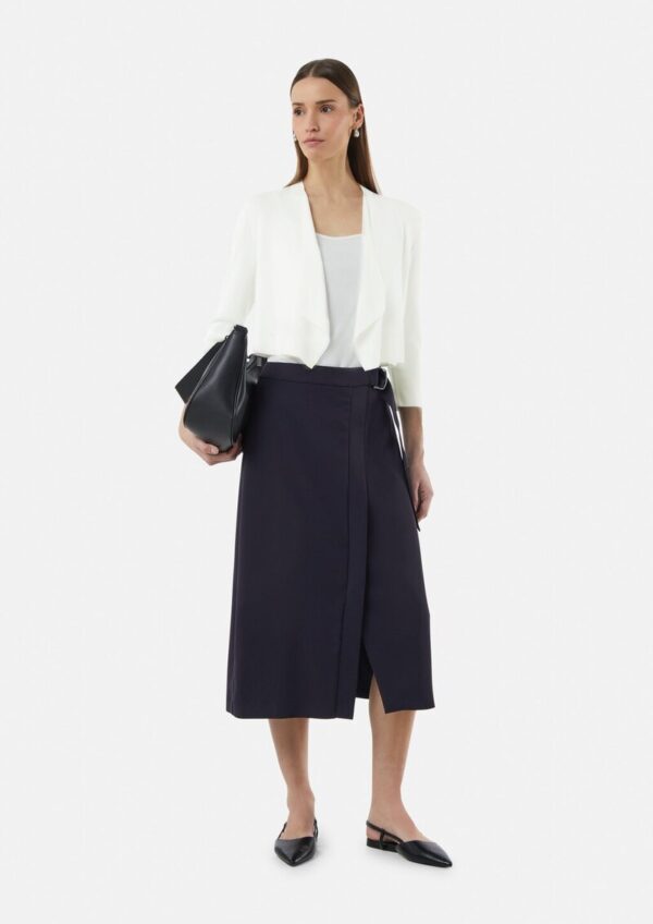 Feinstrickcardigan mit Ajour-Detail