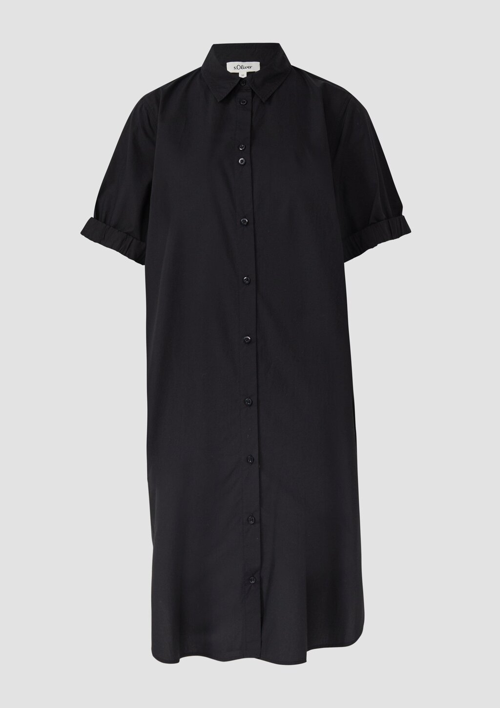 Oversized Blusenkleid mit Smok-Detail