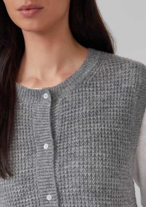 Strickweste aus Alpakamix