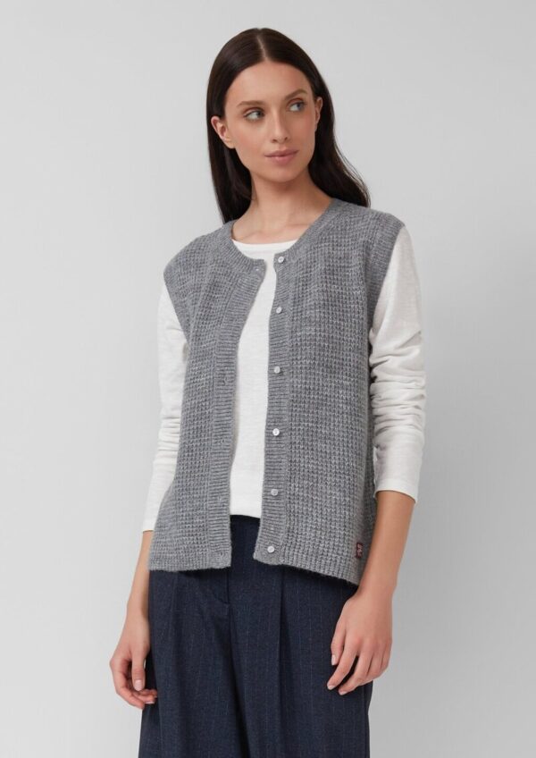 Strickweste aus Alpakamix