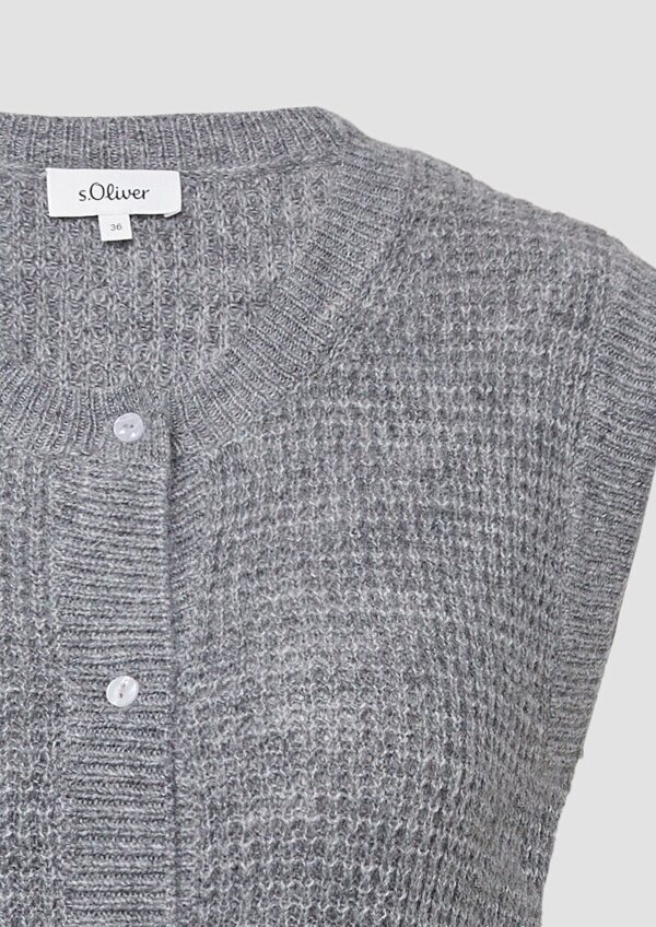 Strickweste aus Alpakamix