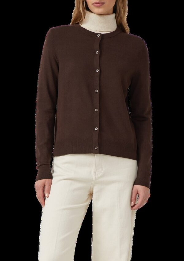 Feinstrick-Cardigan aus Viskosemix