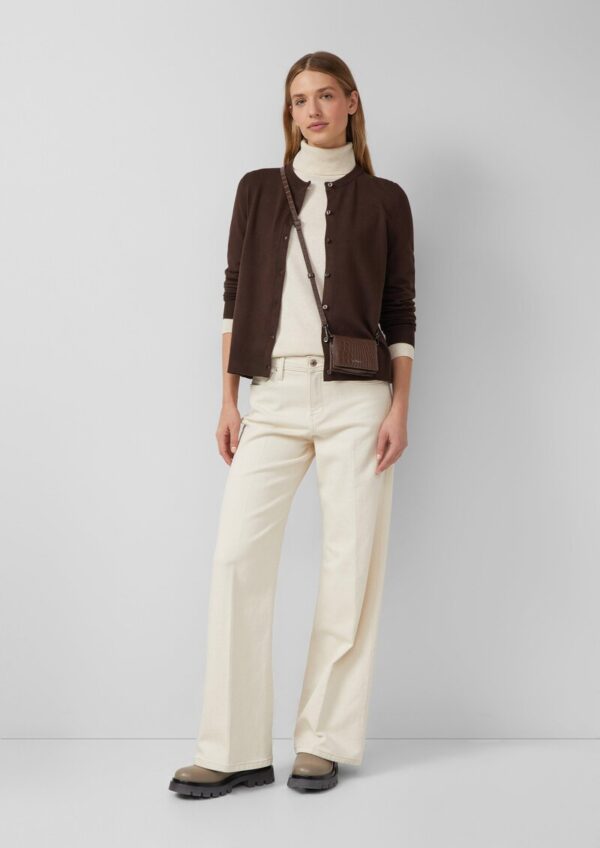 Feinstrick-Cardigan aus Viskosemix