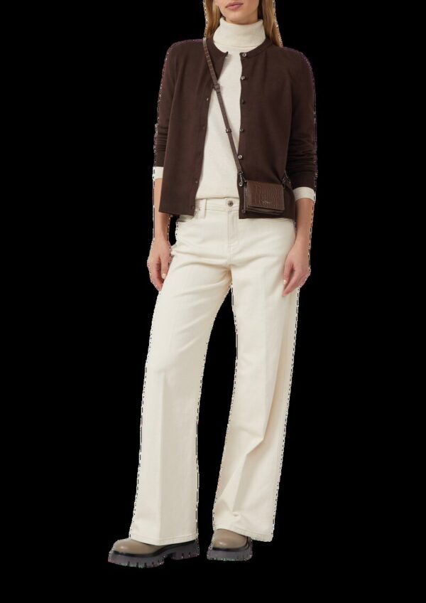 Feinstrick-Cardigan aus Viskosemix