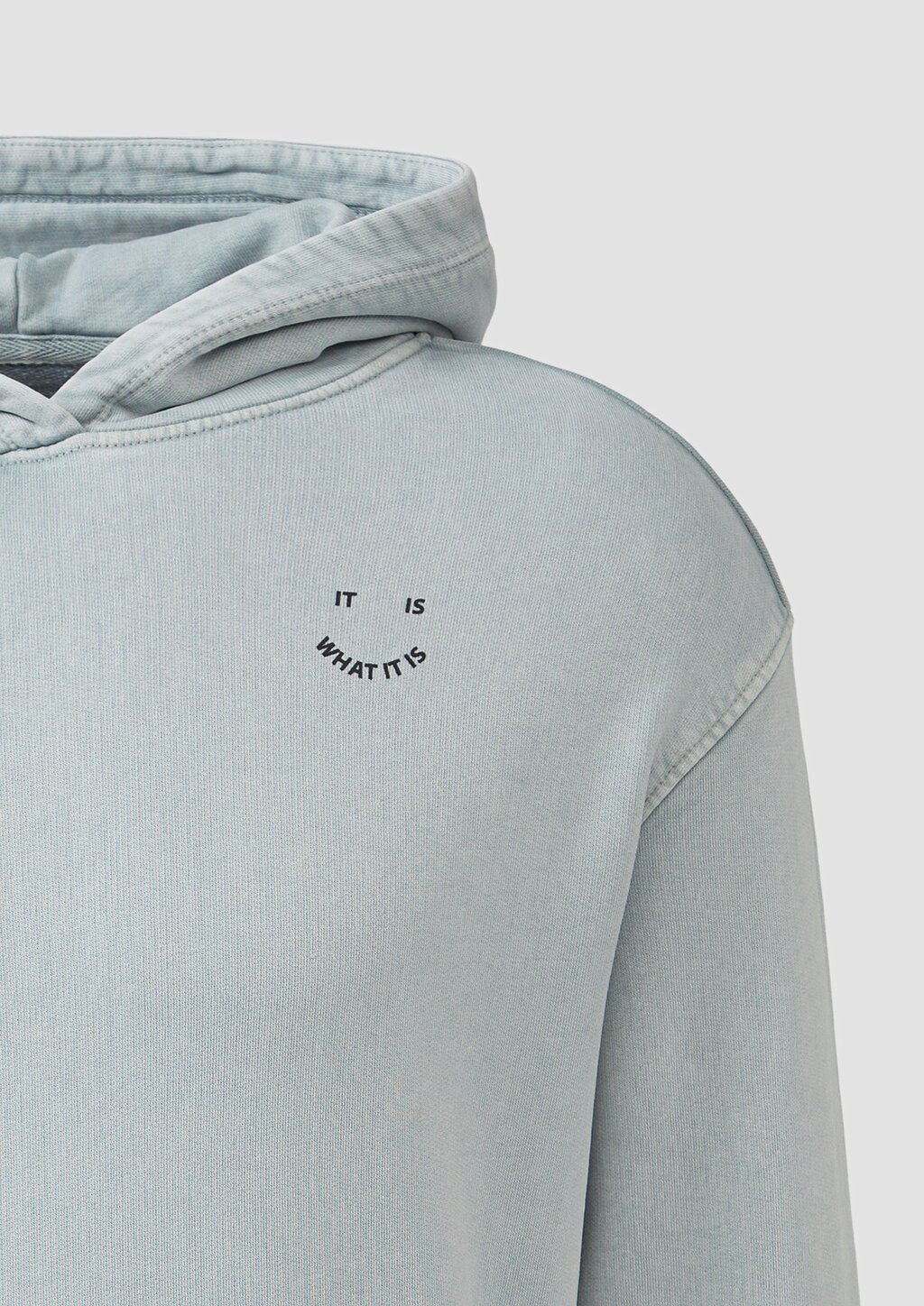 Unisex Sweatshirt mit Backprint und Wascheffekt