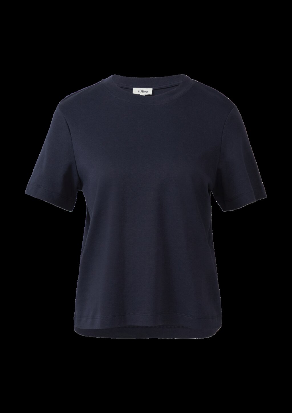 Verkürztes T-Shirt aus Interlockjersey