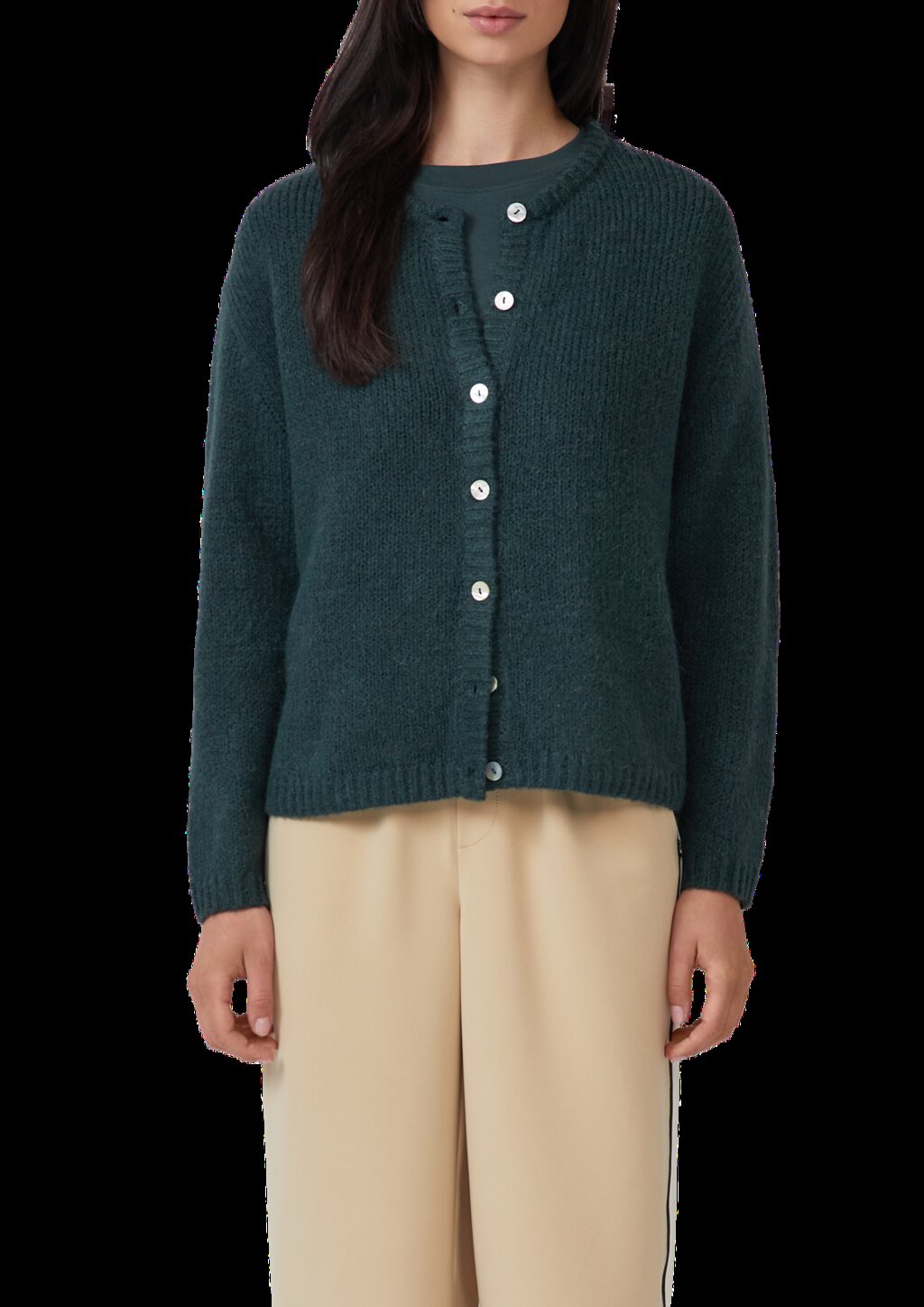 Weiche Strickjacke aus Alpakamix