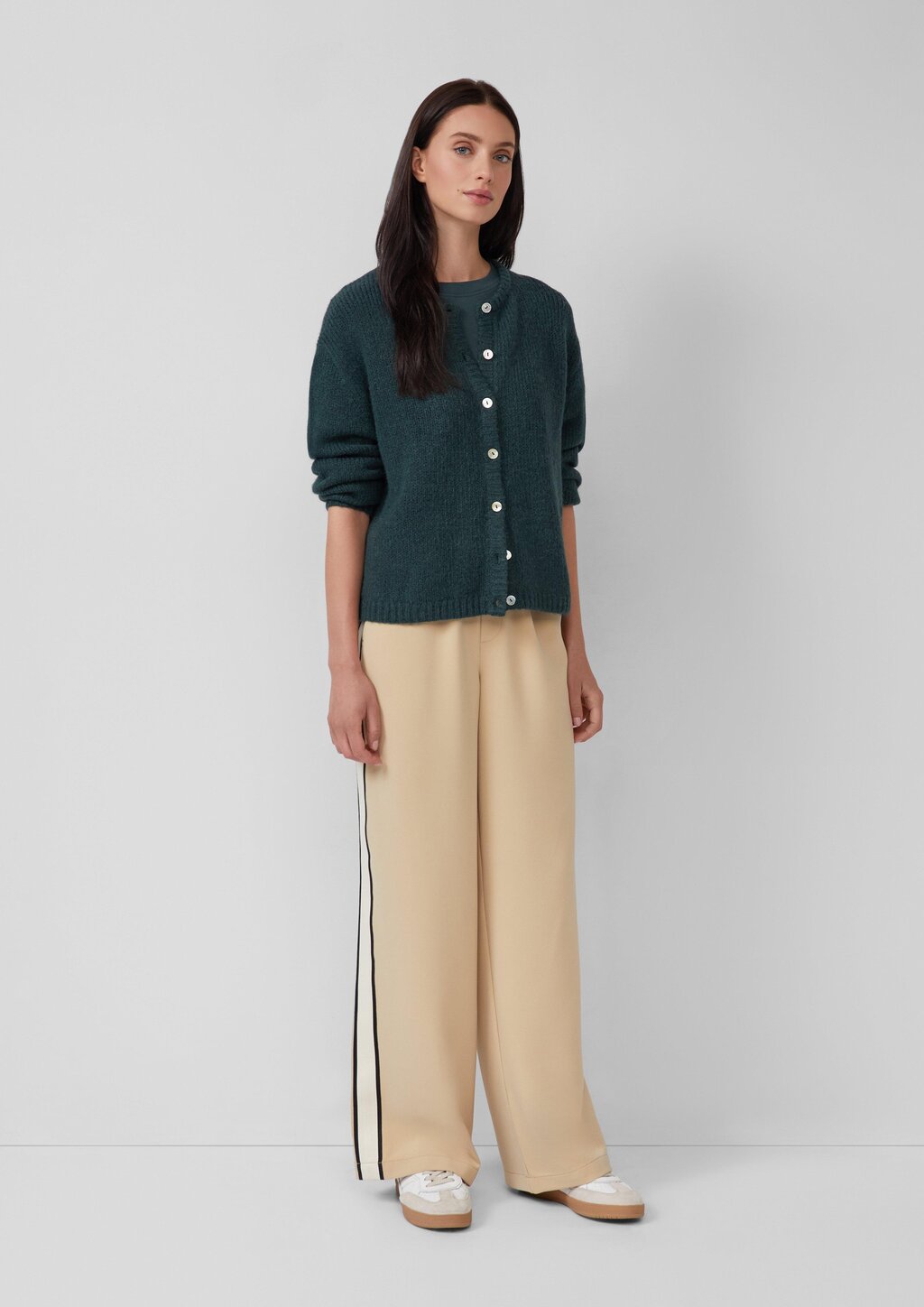 Weiche Strickjacke aus Alpakamix