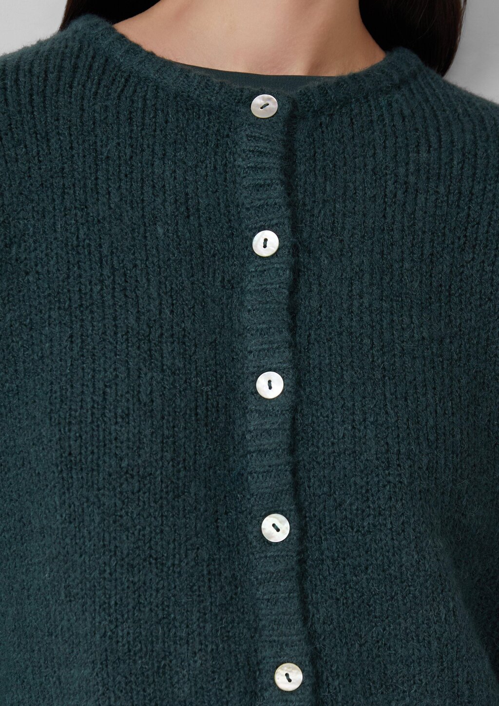 Weiche Strickjacke aus Alpakamix