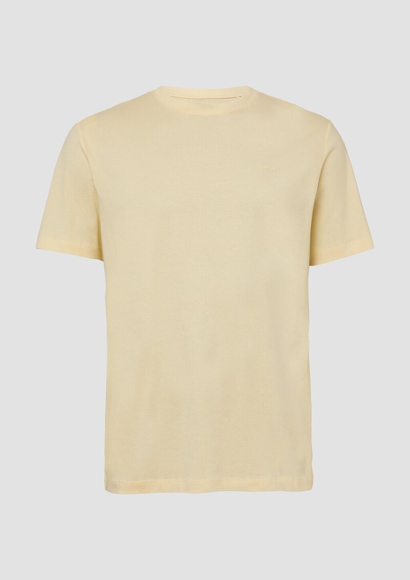 Baumwoll-T-Shirt mit Logo-Print