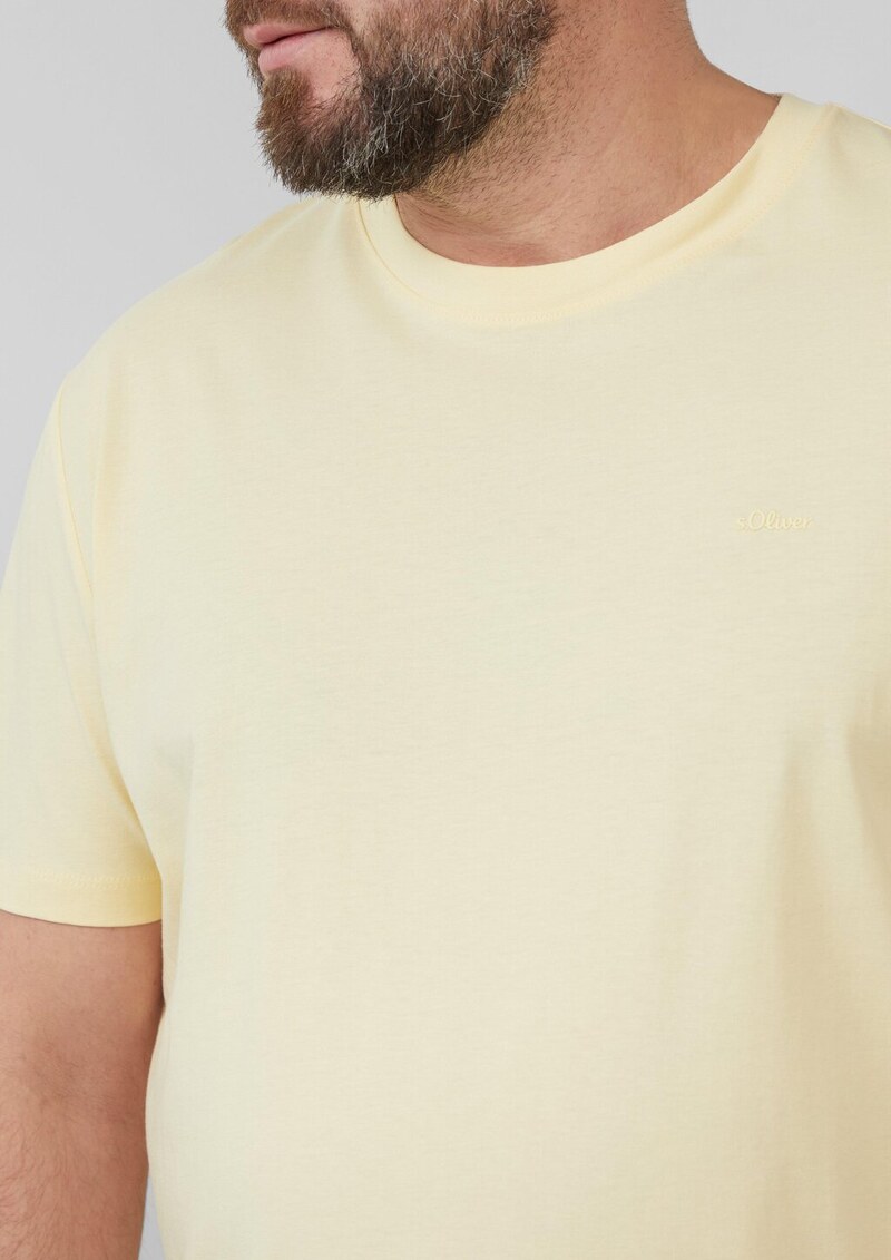 Baumwoll-T-Shirt mit Logo-Print