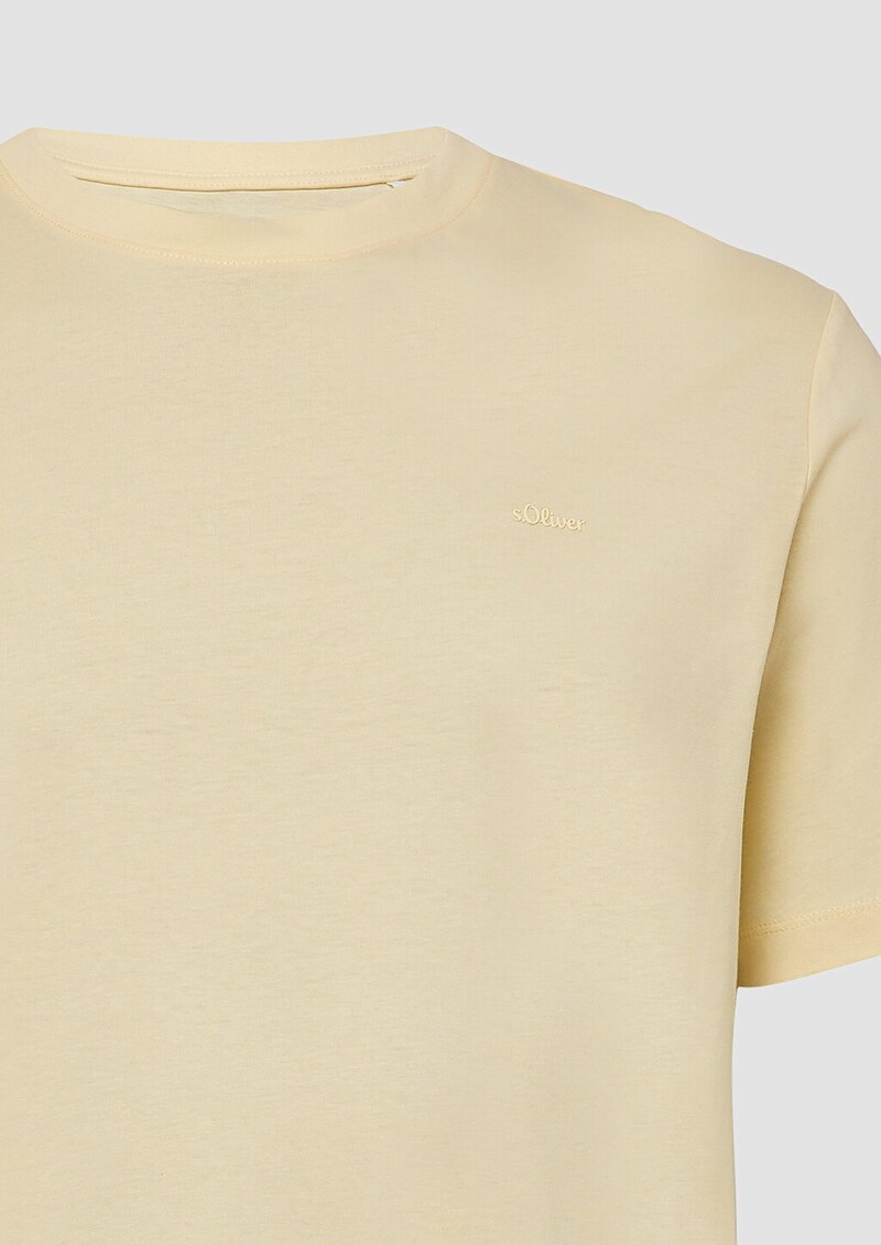 Baumwoll-T-Shirt mit Logo-Print