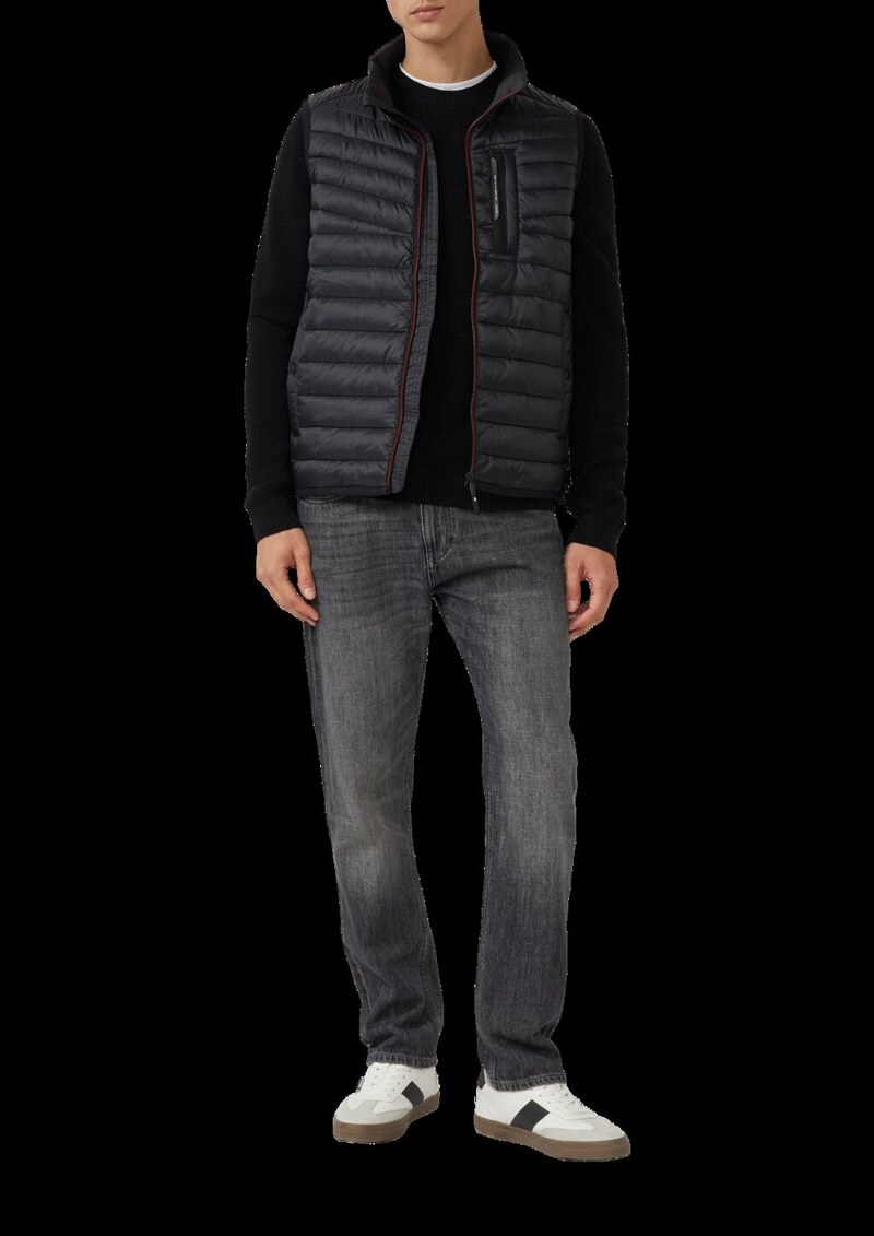 Strickpullover mit Crew Neck und Strukturmuster