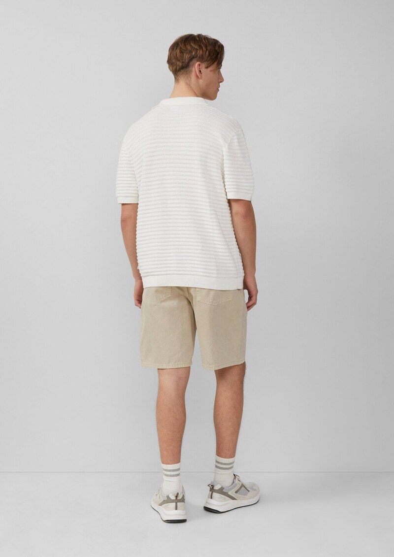 Denim-Shorts / Loose Fit / Mid Rise / Wide Leg