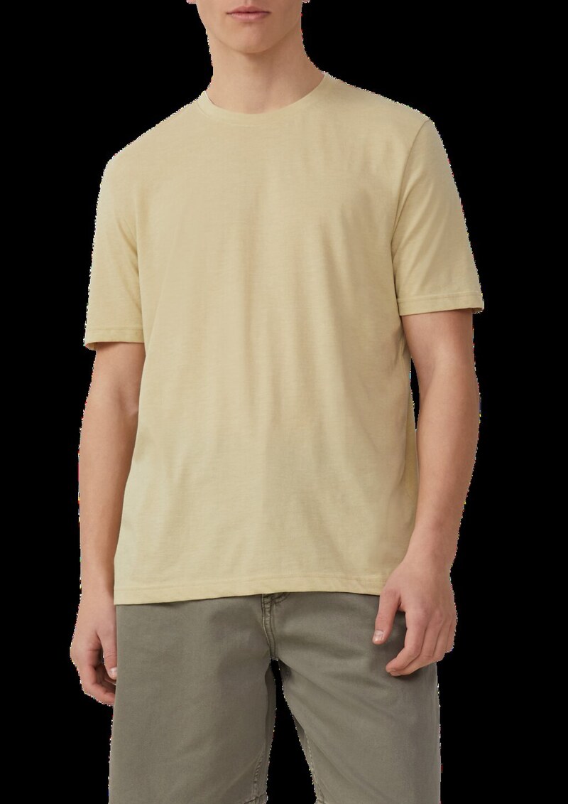 Meliertes T-Shirt mit Layering-Detail am Kragen