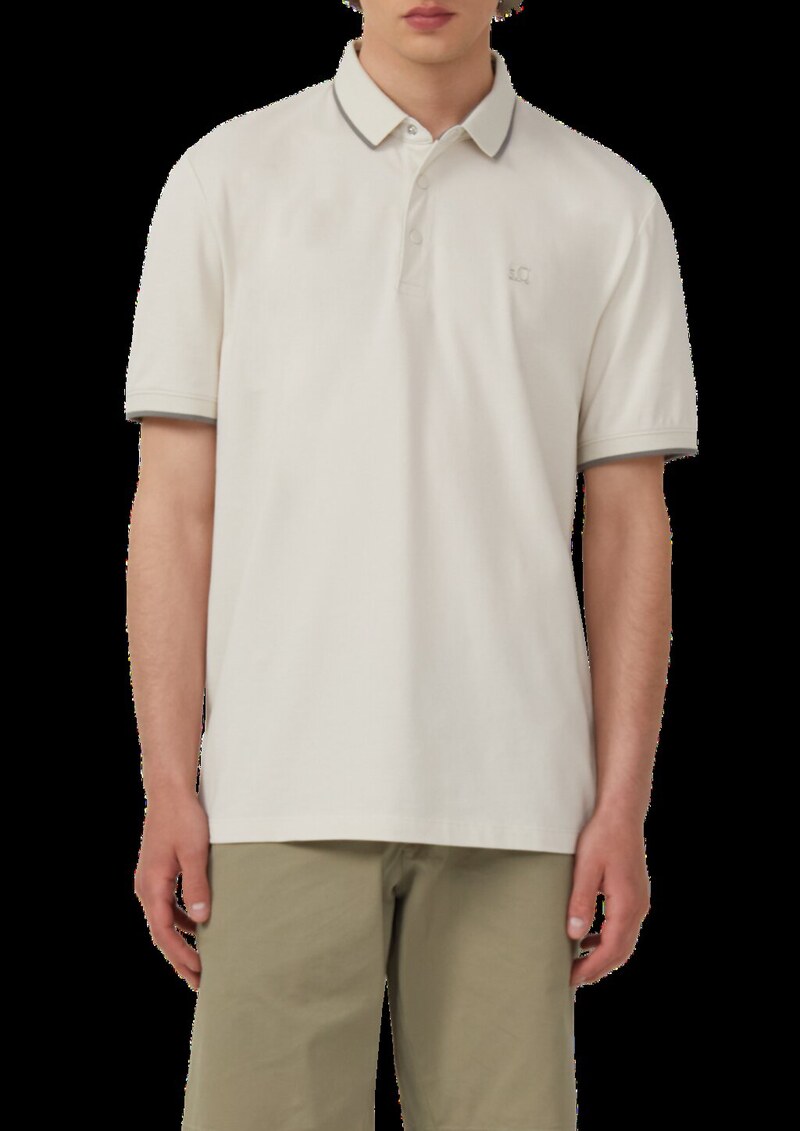 Sportives Piqué-Poloshirt mit Kontrast-Details