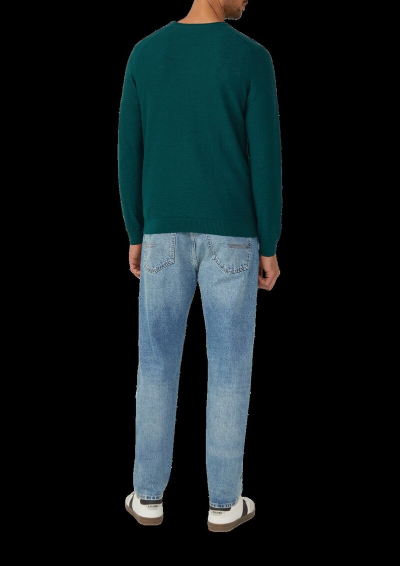 Strukturierter Pullover aus Baumwolle