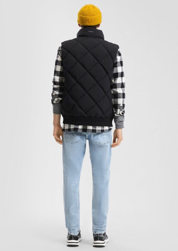 Wattierte Steppweste mit Eingrifftaschen